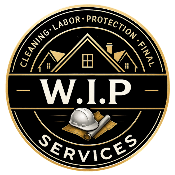 W.I.P Services logo for Utah construction site cleaning and construction temp labor